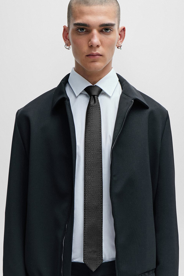 TIE HUGO - 001 BLACK